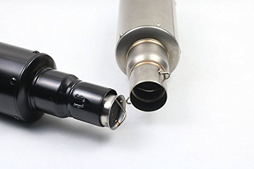 JFG RACING Exhaust Pipe Baffte 2" OD x 3.4" Length Stainless steel Universal Motorcycle Exhaust Muffler Insert DB Killer Silencer - Thumbnail 4