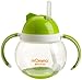 Lansinoh mOmma Straw Cup with Dual Handles for Toddlers, Green