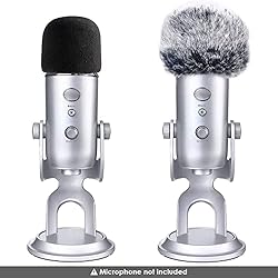 Windscreen Muff and Foam for Blue Yeti, Blue Yeti