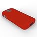 Wireless PROTECH Compatible with/Replacement for Durable Slim Flex Case for Kyocera DuraForce Pro, Phone Models E6810, E6820 and E6830 (Red)