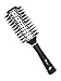 Round Barrel Ceramic Hair Brush - Natural Boar Bristles for Volumizing, Blow-Drying, Curling, Shine, Straigthening - Anti Frizz and Static - Ergonomic Travel Friendly - 1.5 inch - Get Amazing Hair Now