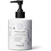 Maria Nila Color Refresh Pearl Silver Color Depositing Mask 10.1 Fl Oz | Color Depositing Mask, Semi Permanent Hair Color | Semi-Permanent Pigments Tone in 3-10 Minutes