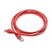 Cable Matters 10Gbps 5-Pack Snagless Cat 6 Ethernet Cable - 5ft, Cat 6 Cable, Cat6 Cord, Ethernet Cord, Red