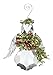 Kissing Krystal Mini Mistletoe Angel Ornament - 6.5