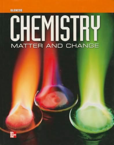 Amazon.com: Chemistry: Matter & Change, Student Edition (GLENCOE