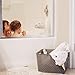 EZOWare 18 Qt Woven Plastic Storage Baskets, Large Organizer Knit Tote Bins Boxes - Pack of 3