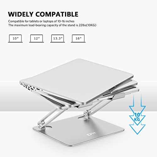EPN Laptop Stand, Adjustable Laptop Riser with USB Cooling Fan