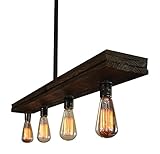 West Ninth Vintage Fayette Wood Farmhouse Chandelier