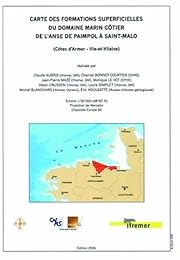 Carte des formations superficielles du domaine marin côtier de l'Anse de Paimpol à Saint-Malo