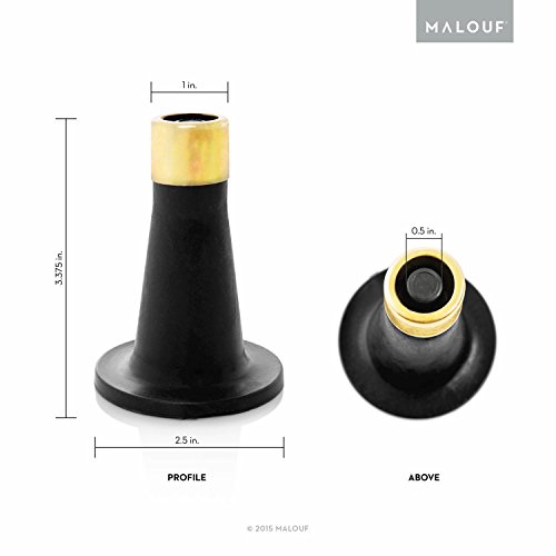 MALOUF STRUCTURES Set of 2 Bed Frame Replacement Glides