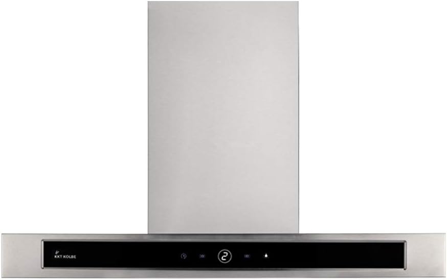 Dunstabzugshaube, Wandhaube (60cm, Edelstahl, Schwarzes Glas, Leise, Energieklasse A, 4 Stufen, LED-Beleuchtung, TouchSelect Sensortasten) DELTA6014TC - KKT KOLBE