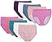 Fruit of the Loom Women's 10 Pack Cotton Brief Plus Size Panties (Assorted,11)