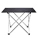 SYOURSELF Portable Camping Table Aluminum Folding Desk with Carrying Bag, Lightweight and Durable, Compact Roll Up Tables for Indoor and Outdoor Camping Hiking Picnic BBQ Backpacking Fishing (Black)thumb 2