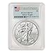 2020 Silver American Eagle MS-70 PCGS (First Strike) by CoinFolio $1 MS70 PCGS