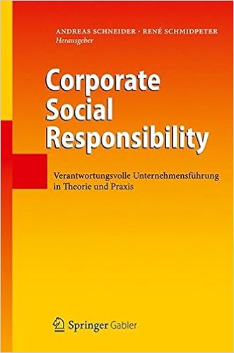Cover des Buchs: Corporate Social Responsibility: Verantwortungsvolle Unternehmensführung in Theorie und Praxis