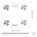 Bluetooth Smart Body Fat Scale, Whosfit Digital Weight BMI Bathroom Scale, Body Composition Monitor Analyzer Scale, Accurate Health Monitor, with Smartphone App-400 lbs-White