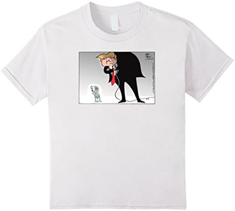 Kids Joel Pett: Trump and Statue of Liberty T- Shirt 10 White
