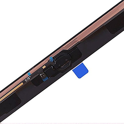 OmniRepairs For iPad Air (1st Generation) Glass Touch Screen Digitizer Retina Display OEM Assembly Replacement with Home Button Flex Cable, Adhesive Tape, Screen Protector and Repair Toolkit (Black)