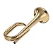 Muslady B Flat Bugle Call Trumpet Brass Cavalry Horn with Mouthpiece for School Band Cavalry Military Orchestra