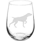 MIP Wine Glass Goblet German Shorthaired Pointer (17 oz Stemless)
