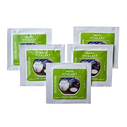 Acidophilus Probiotic Yogurt Starter Culture -Pack of 5 Sachets for Home Made Vitalakt Dairy Product - Thumbnail 5