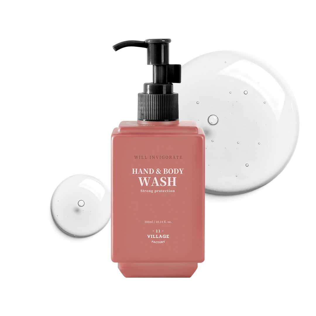 [VILLAGE11FACTORY] HAND & BODY WASH - WILL INVIGORATE (300ml) Korean skincare - Vegan Hand and Body Wash with Lavender & Grapefruit Essential Oils for Deep Cleansing and Hydration
