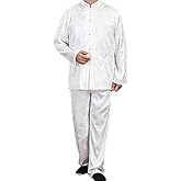 Kung Fu Uniform for Men Shirt Suit Chinese Traditional Tang Hanfu Martial Arts Wing Chun Tai Chi Training Cloth Pants