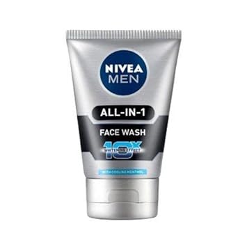 nivea men all in 1 charcoal face wash