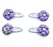 16 Pcs Peral Pumpkin Hair Flower Safty Hairpins BB Clips for Girl Kids infant Toddlers