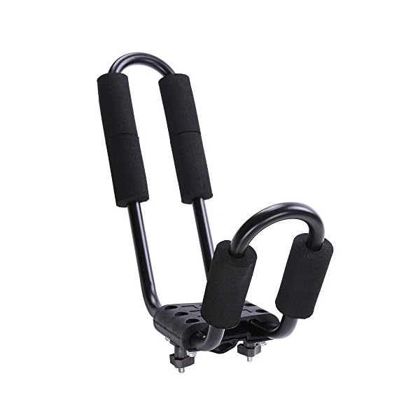 AW-2-Pairs-J-Bar-Kayak-Rack-Canoe-Carrier-Boat-Holder-Top-Mounted-on-Car-Crossbar-Set-of-4-Pcs