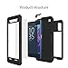 Sony Xperia XZ case,Feitenn® Extreme Hybrid Armor case Alloy Aluminum Metal Bumper Gorilla Glass Soft Rubber Military Heavy Duty Shockproof Hard Water Resistant Case for Sony Xperia XZ (Black)