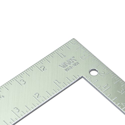 VINCA SCLS-2416 Carpenter L Framing Square 16 inch x 24 inch Measuring Layout Tool
