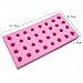 Fewo 32-Cavity 3D Raspberry Silicone Mold for Fondant Chocolate Candy Gum Paste Polymer Clay Resin Kitchen Baking Sugar Craft Cake Cupcake Decorating Tools