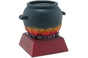 Decade Awards Chili Pot Color Resin Trophy, Large - 6 Inch Tall | Chili Cook-Off Award - Engraved Plate on Request