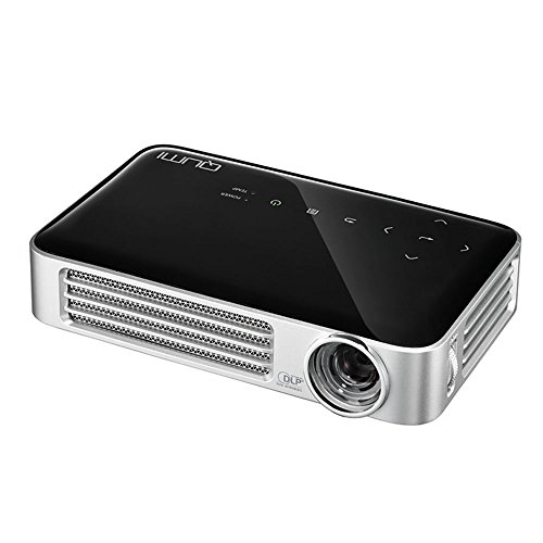 Vivitek Qumi Q6-BK Q6 800 Lumen WXGA LED MHL HDMI Projector with Wireless and Miracast Capability (Black)