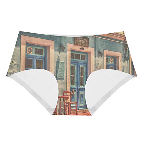 Women's Hipster Panties City Mid Rise Cotton Underwear Briefs