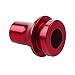 Dewhel JDM SHIFT KNOB BOOT RETAINER/ADAPTER FOR MANUAL GEAR SHIFTER LEVER 10X1.5 Color Red