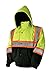 LM High Visibility Class III Reflective Waterproof Bomber Jacket W/Removable Hood