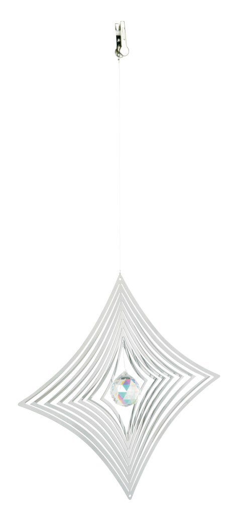 Nature's Melody CS05DI 5-Inch Diamond Cosmo Spinner - Silver
