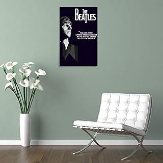 XYDQ Poster sur toile avec citations des Beatles – Art mural – Décoration moderne pour chambre de famille – 50 x 75 cm - Les Beatles, Paul McCartney, John Lennon, RIngo Starr, George Harrison XYDQ Poster sur toile avec citations des Beatles - Art mural - Décoration moderne pour chambre de famille - 50 x 75 cm – Image 5