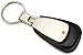 Chevrolet Chevy Corvette C3 Leather Key Chain Black Tear Drop Key Ring