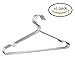 SHAREWIN Gene Stainless Steel Strong Wire Hangers Clothes Hangers 10 pcs