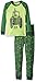 John Deere Boys' Toddler PJ, Green, 4T