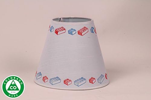 Small Brick Hand Stamped Lampshade