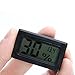 EEEKit 2-Pack Mini LCD Digital Electronic Temperature Humidity Meter Indoor Thermometer Hygrometer (Black)