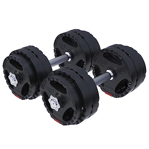 GORILLA SPORTS® Kurzhanteln 2er Set 20/30 kg, Verstellbar, aus Kunststoff