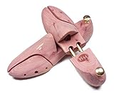 Shoe Tree Men - H&H Twin Tube Cedar Shoe Trees for Men with Ventilation Hole (Large / 10-11.5 US)
