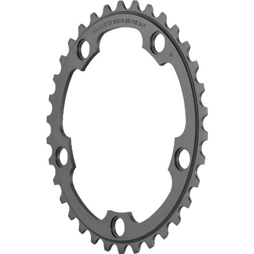 Shimano Ult-SL 6650 2x10sp chainring, 110BCD - 34t gry