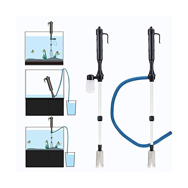 IREENUO Pulitore per Ghiaia Acquario Elettrico Sifone Aspirarifiuti Acquario per Pesci Sifone per Acquario Elettrico… IREENUO IREENUO Pulitore per Ghiaia Acquario Elettrico Sifone Aspirarifiuti Acquario per Pesci Sifone per Acquario Elettrico…