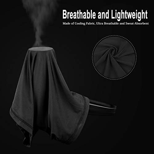 Breathable face and neck gaiter in solar color, priced at $19.99.